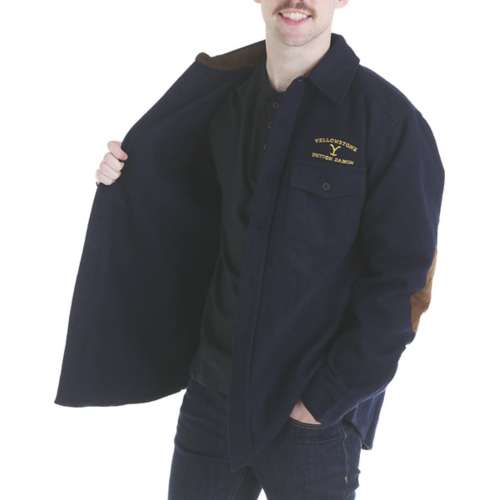 Men's Flyshacker Wallace Wool Long Sleeve Button Up Shirt