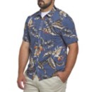 Men's WearFirst Wanderer Blue Tropish Button Up Shirt