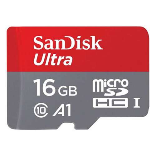 SanDisk 16GB Ultra microSDHC Memory Card