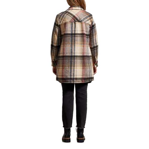 Womens Casual Plaid Shacket Jacket Hoodie Long Sleeve Button Down Hooded  Shirts Tops With plus Size Shirt for, Navy, Small : : Clothing,  Shoes & Accessories