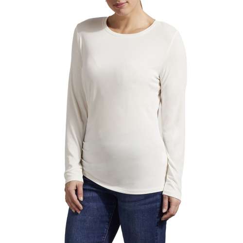 Women's Tribal Side Ruched Long Sleeve Shirt
