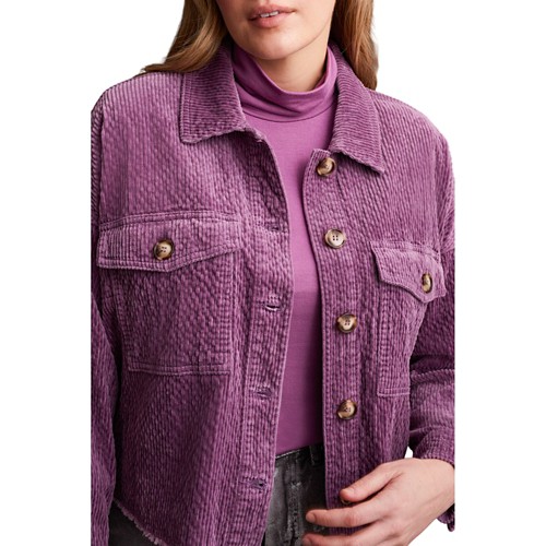 Women's Hem & Thread Corduroy Square Neck Dress