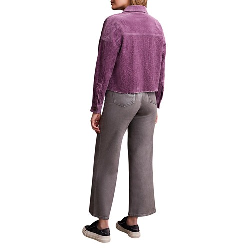 Women's Hem & Thread Corduroy Square Neck Dress