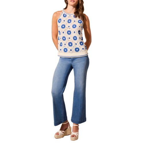 Women's Tribal Crochet Tank Top
