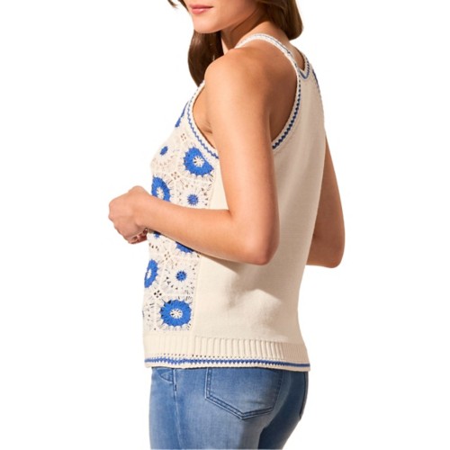 Women's Tribal Crochet Tank Top