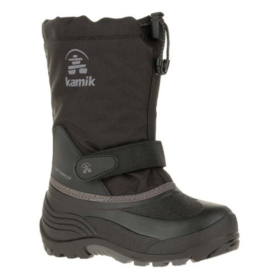 Big Kids' Kamik Waterbug 5 Waterproof Insulated Winter strap boots