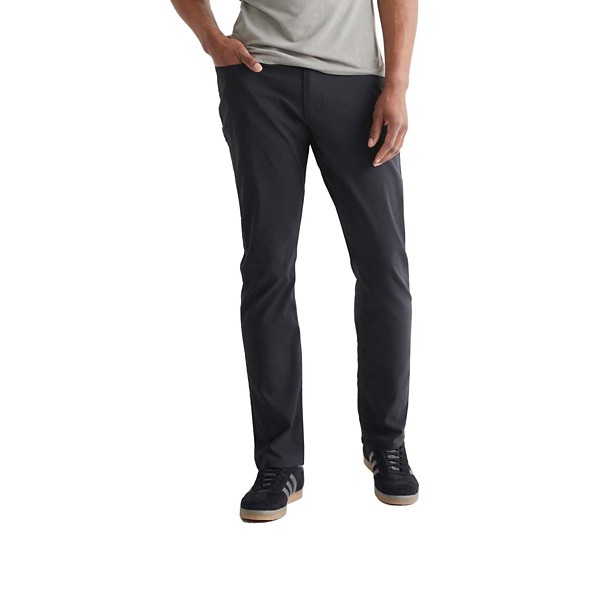 Men's DUER NuStretch Relaxed 5 Pocket Chino Pants 30 Black