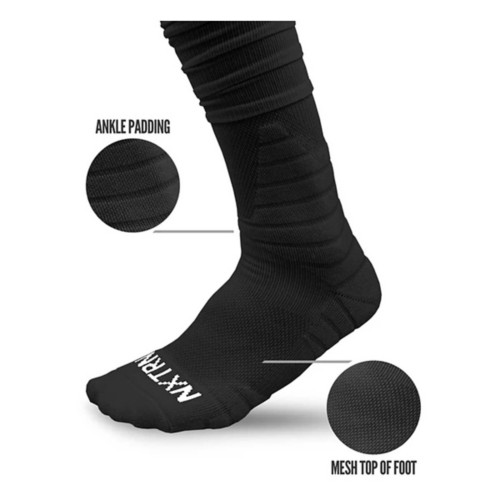 Youth NXTRND XTD Scrunch Crew Football Socks - Primary Image
