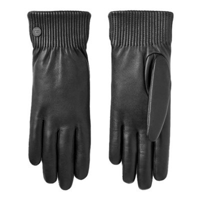 Canada Goose Lux Ribbed Leather Gloves