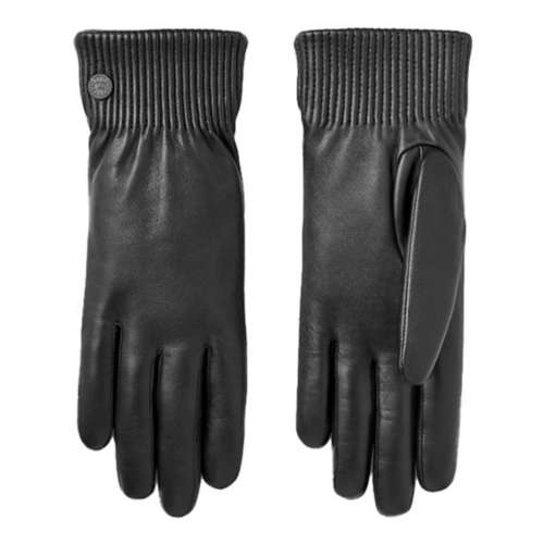 Canada Goose Lux Ribbed Leather Gloves