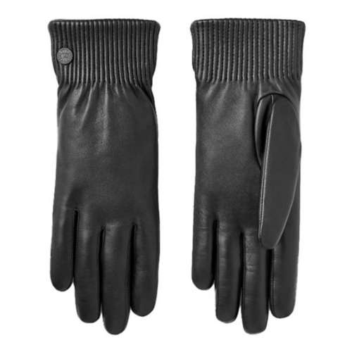 Canada Goose Lux Ribbed Leather Gloves