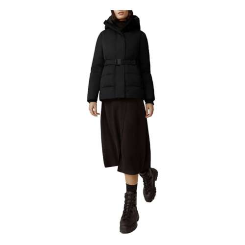Women's Canada Goose Black Label McKenna Hooded Short Down Puffer Jacket