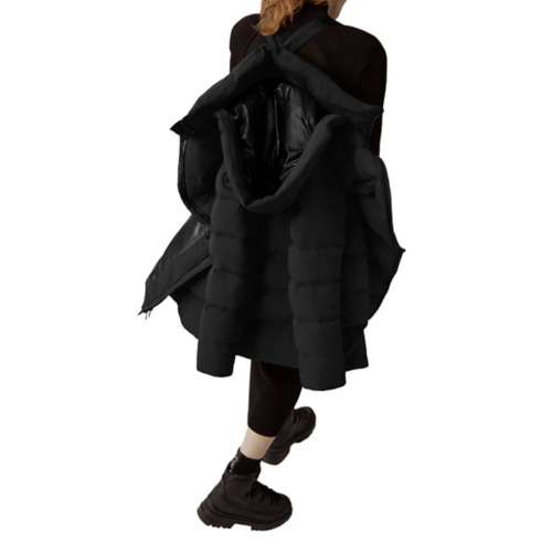 Women s Canada Goose Label Aurora Detachable Hood Parka Detachable Hood Mid Down Parka BITE Studios short sleeve cotton T shirt WeiB Witzenberg Sneakers Sale Online