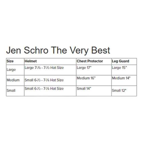Easton Jen Schro The Very Best Box Catcher's Set