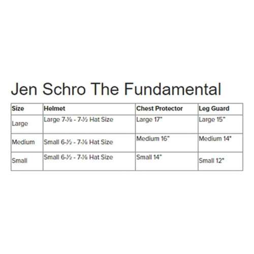 Easton Jen Schro The Fundamental Softball Catcher's Box Set Black S