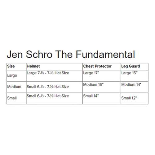 Easton Jen Schro The Fundamental Box Catcher's Set