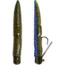 Lunkerhunt Pre-Rigged Finesse Worm - Bama Craw - 3in,1/4oz,Soft Baits,Fishing  Lures 