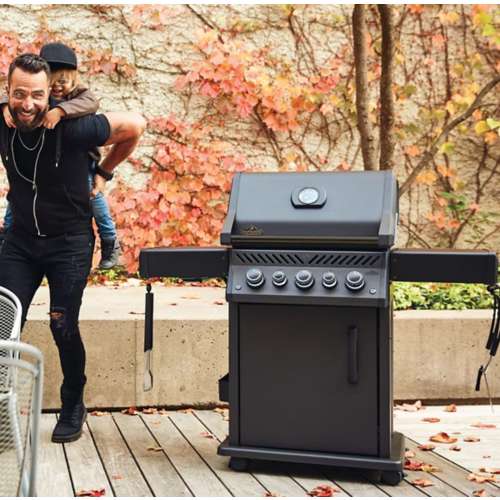 Napoleon Phantom Rogue SE 425 Propane Grill with Infrared Rear & Side Burners - Matte Black