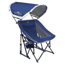 GCI Outdoor Pod Rocker With SunShade Camp Chair