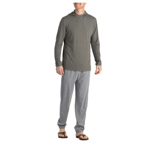 Men's Free Fly Bamboo Tenacity Long Sleeve Hooded T-Shirt