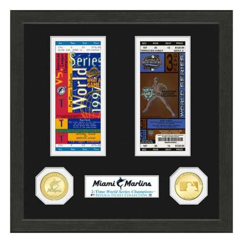 The Highland Mint | Miami Marlins World Series Deluxe Gold Coin & Ticket Collection