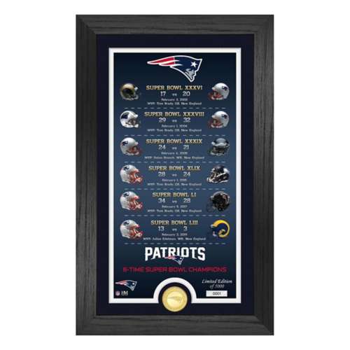 New England Patriots "Legacy" Bronze Coin Photo Mint