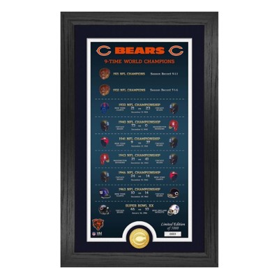 Chicago Bears Legacy Bronze Coin Photo Mint