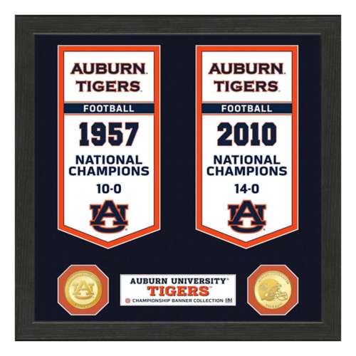Auburn University Tigers National Champions Banner Collection Photo Mint