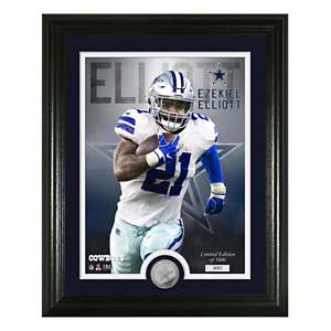 Lids Ezekiel Elliott Dallas Cowboys Fanatics Authentic Autographed Duke  Game Football