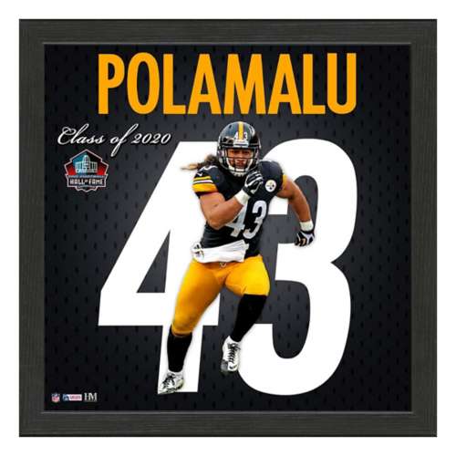 Highland Mint Troy Polamalu Pittsburgh Steelers Jersey IMPACT Frame