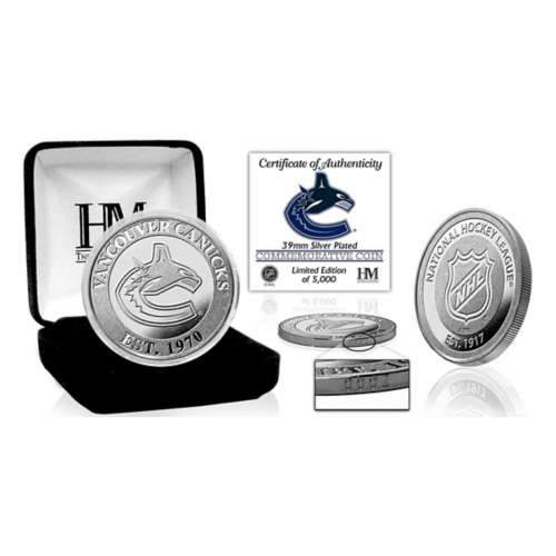 Vancouver Canucks Silver Mint Coin
