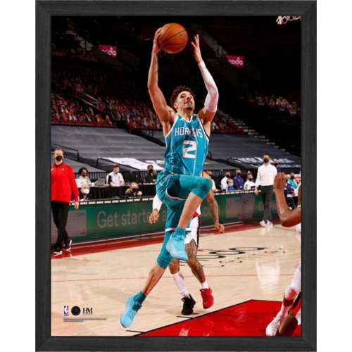 Highland Mint Charlotte Hornets LaMelo Ball 12"x15" Sport Frame