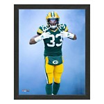 Highland Mint Green Bay Packers Aaron Jones 12x15 Sport Frame - Thumbnail 1 of 2