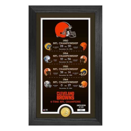 Cleveland Browns Legacy Supreme Bronze Coin Photo Mint