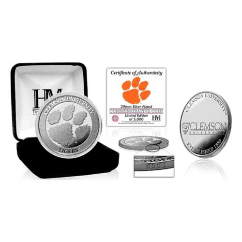 Clemson University Tigers Silver Mint Coin