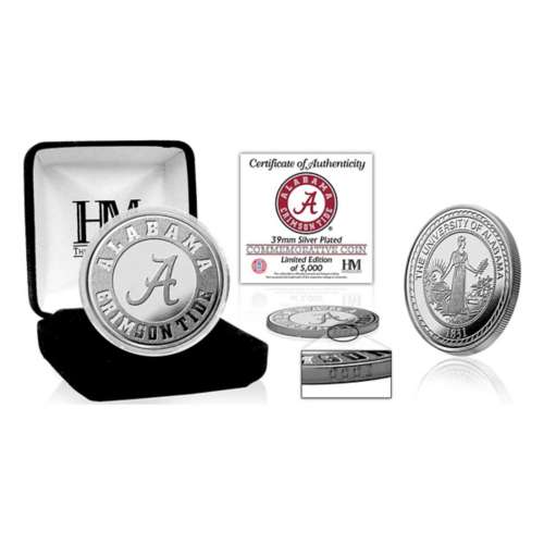 University of Alabama Crimson Tide Silver Mint Coin