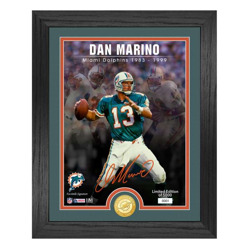 Highland Mint Dan Marino Signature Series Bronze Coin Photo Mint