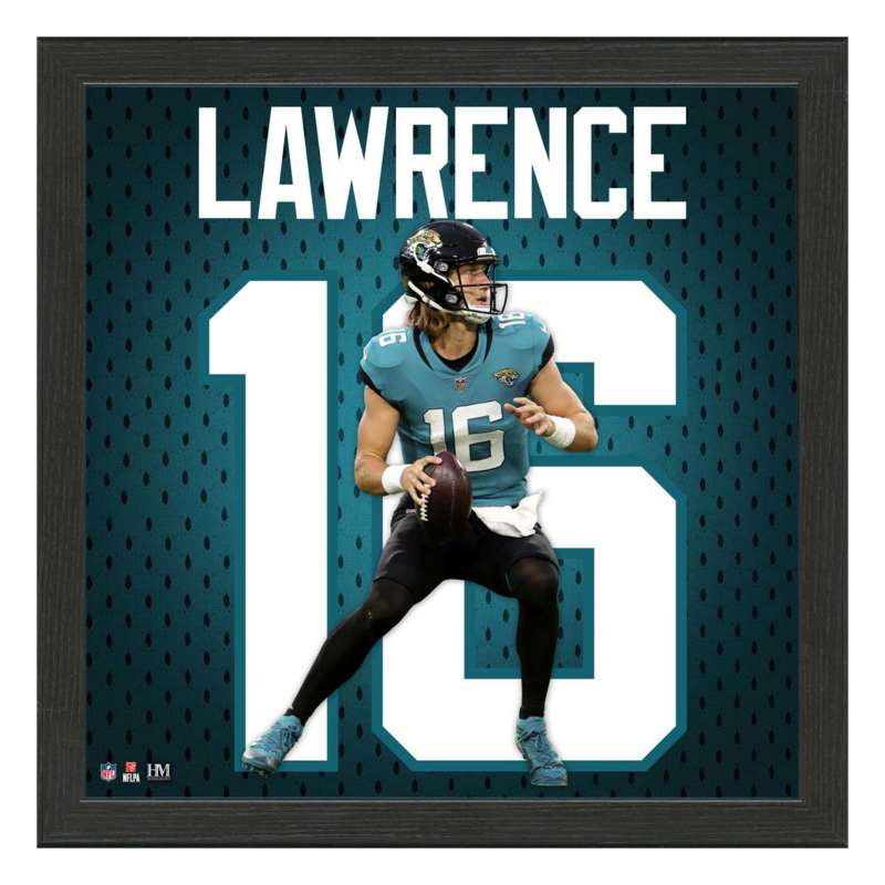 Trevor Lawrence Jacksonville Jaguars Youth Play Action Graphic T-Shirt -  Black