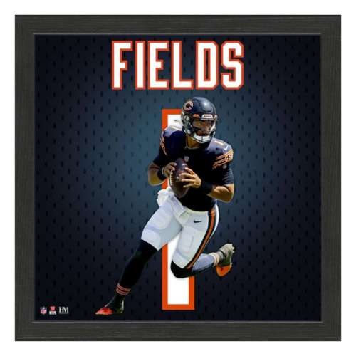 Justin Fields Rookie Chicago Bears Jersey IMPACT Frame