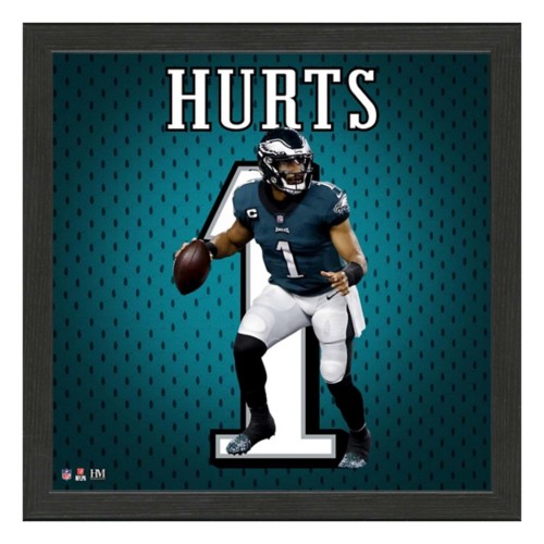 Highland Mint Jalen Hurts Philadelphia Eagles Jersey IMPACT Frame - Primary Image