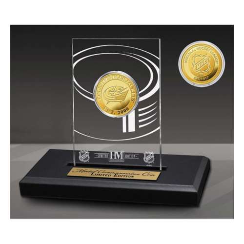 Columbus Blue Jackets Acrylic Gold Coin