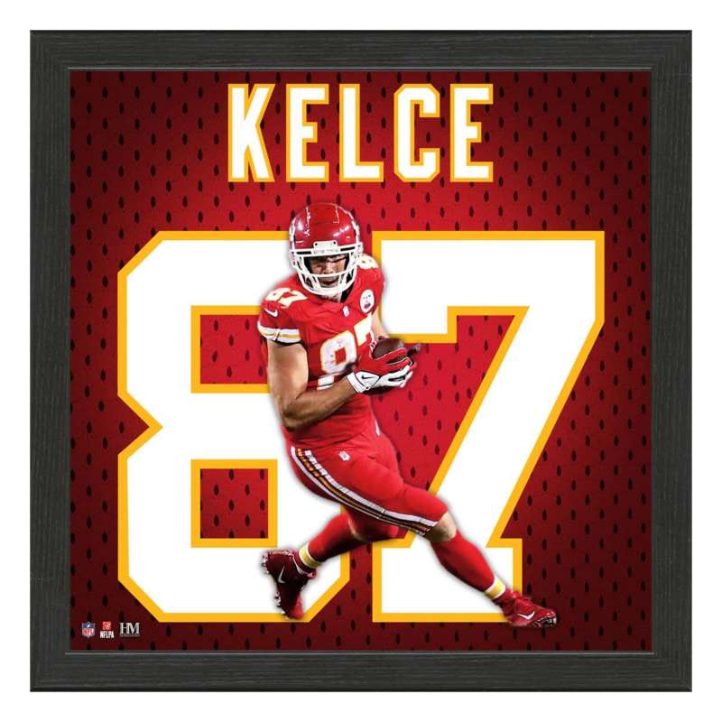 Travis Kelce Kansas City Chiefs Jersey IMPACT Frame