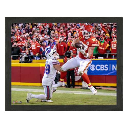 Highland Mint Travis Kelce Kansas City Chiefs 13'' x 13'' Impact Jersey  Framed Photo