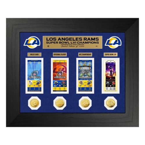 LOS ANGELES RAMS SUPER BOWL CHAMPIONS DELUXE GOLD COIN TICKET
