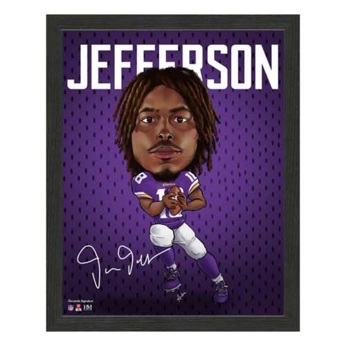 Lids Justin Jefferson Minnesota Vikings Fanatics Authentic Framed 15 x 17  Incredible Catch Collage