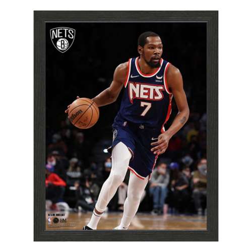 Highland Mint Brooklyn Nets Kevin Durant Impact Jersey Framed Photo