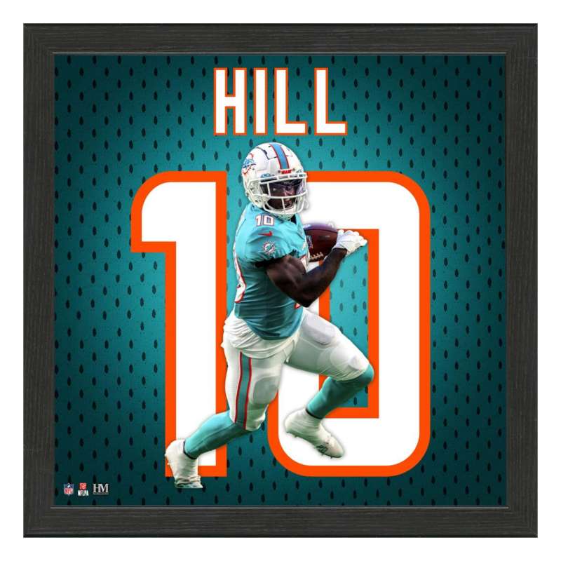 Tyreek Hill Miami Dolphins Jersey IMPACT Frame