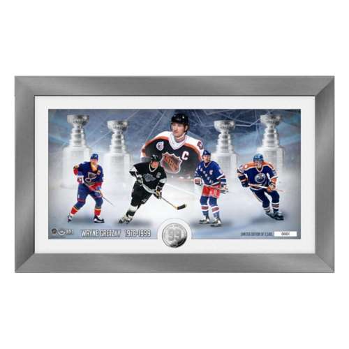 Wayne Gretzky Oilers 4x Champ Photo