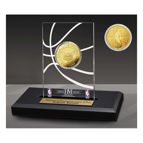Charlotte Hornets Gold Coin Acrylic Desk Top - Primary Image