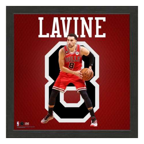 Zach LaVine Chicago Bulls IMPACT Jersey Frame